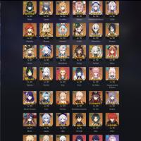 [Na]Ar60-Ganyu(C3)、Yelan(C3)、nefer、Lauma、Escoffier、Varesa、Citlali、Mavuika、Xilonen、Emilie、Arlecchino、Furina、Xianyun(C1)、Nilou(C1)、Eula(C1)+Many Char